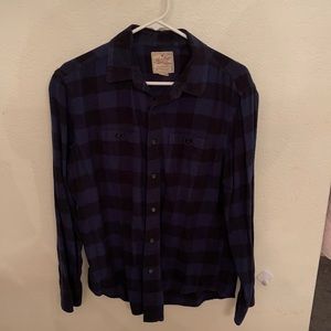 American Eagle flannel button down.
